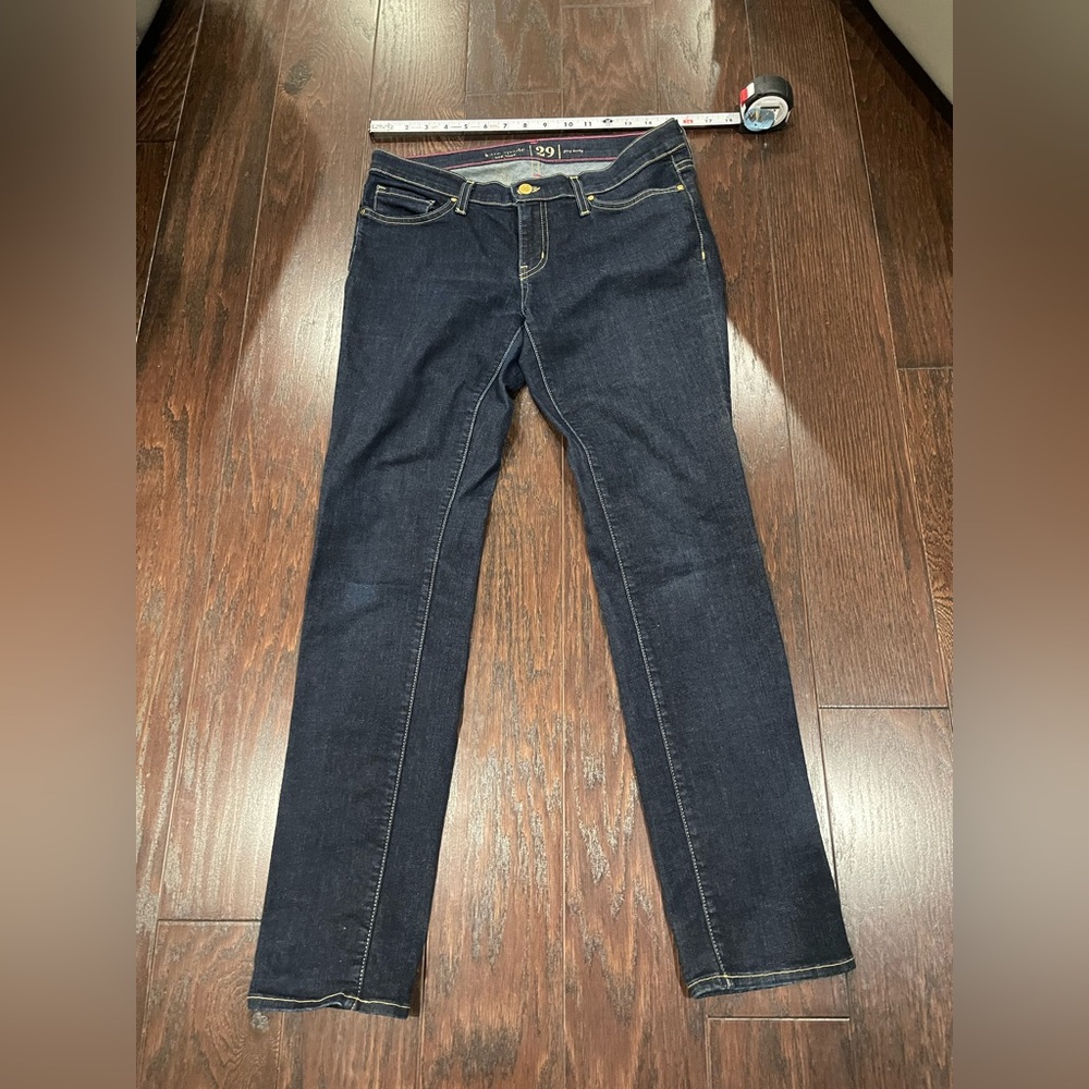 Kate Spade Broome Street Skinny Indigo Blue Denim Jeans women Size 29